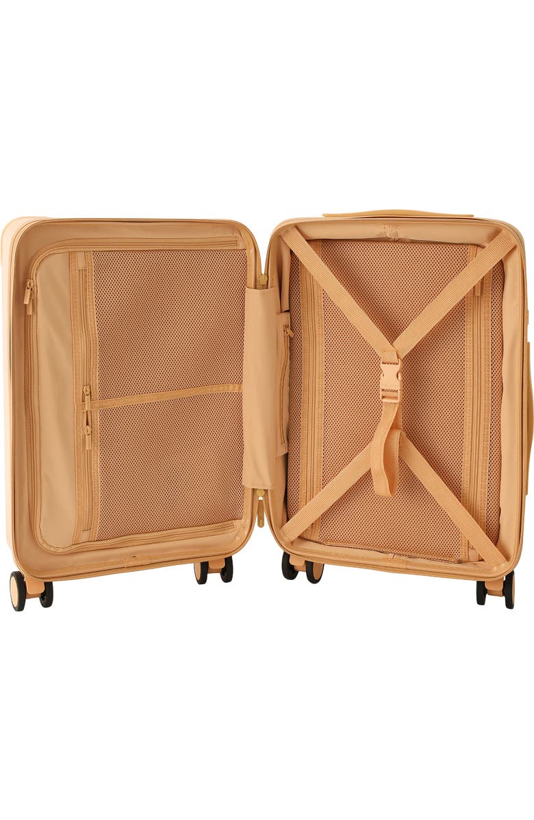 Hedgren Nostos Glossy Spinner Carry-On, Alternate, color, Nectar