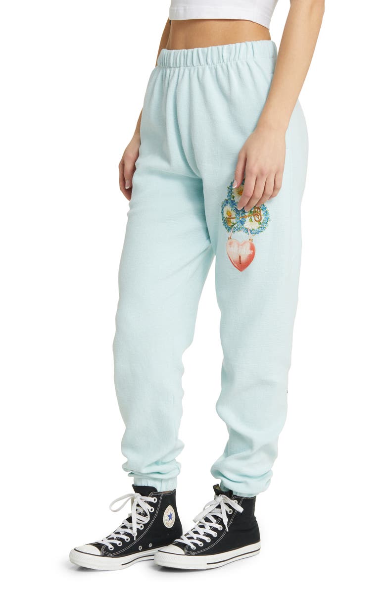 BOYS LIE Locked In Cotton Interlock Graphic Joggers, Alternate, color,