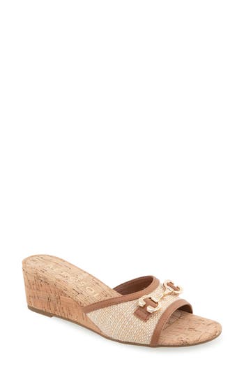 AEROSOLES AEROSOLES WAVA WEDGE SLIDE SANDAL 