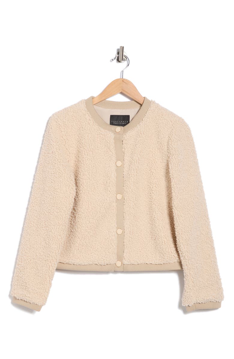 Sanctuary Bouclé Jacket, Alternate, color, Vanilla Cream