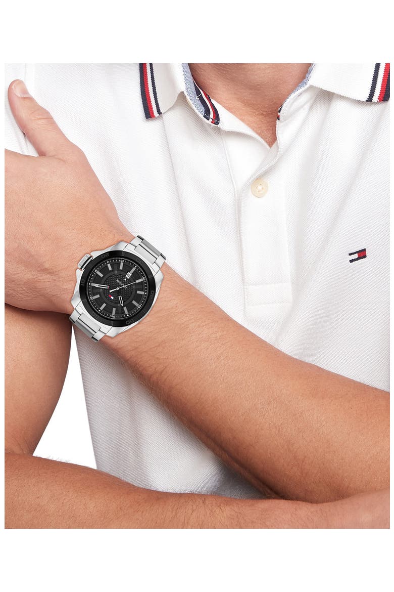 Windsurf Bracelet Watch, 49mm, Alternate, color, BLACK