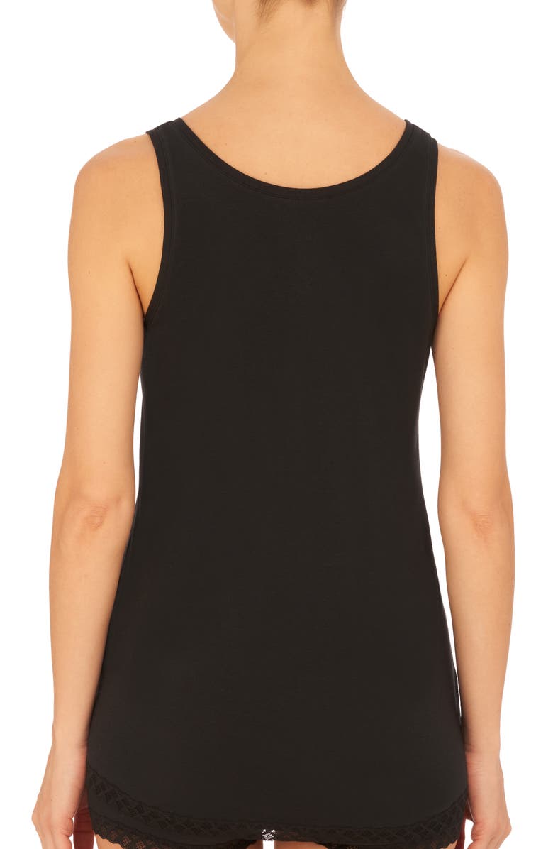 Natori Bliss Stretch Cotton Tank, Alternate, color, 