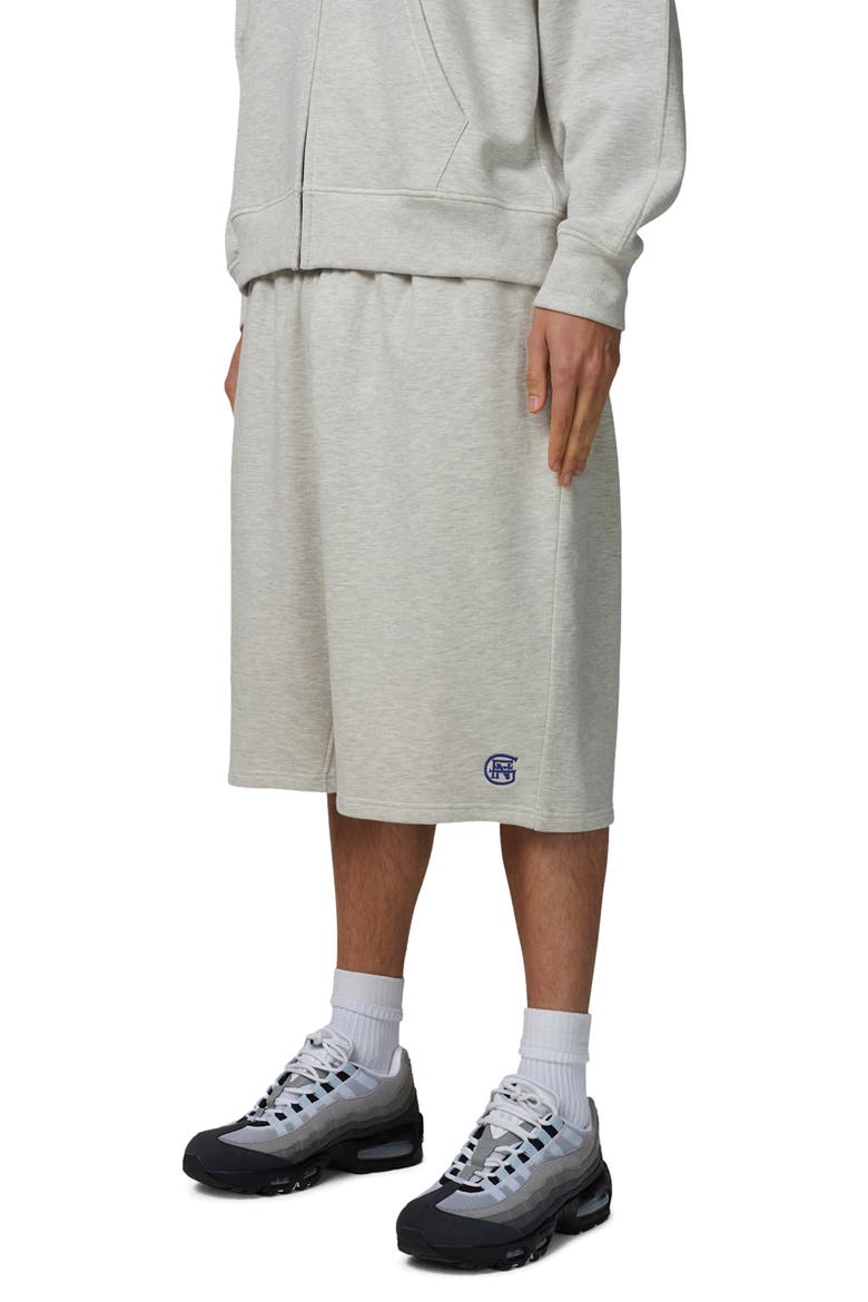 Baggy Halftone Shorts, Alternate, color, Grey