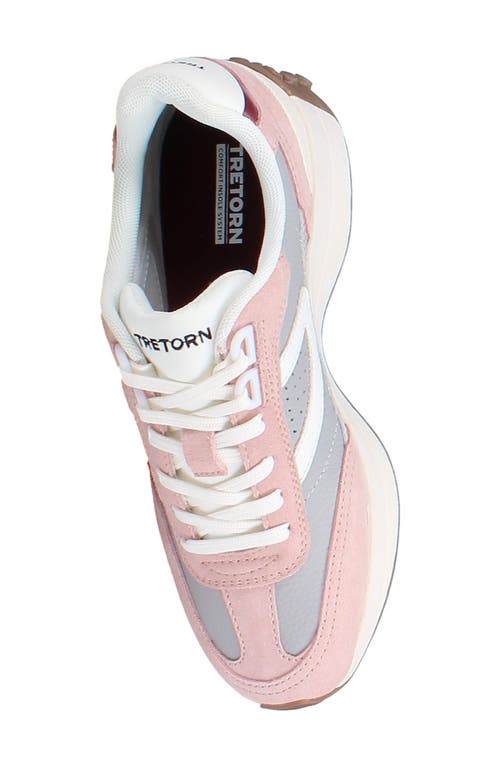 Tretorn Match Jogger Sneaker In Pink/grey