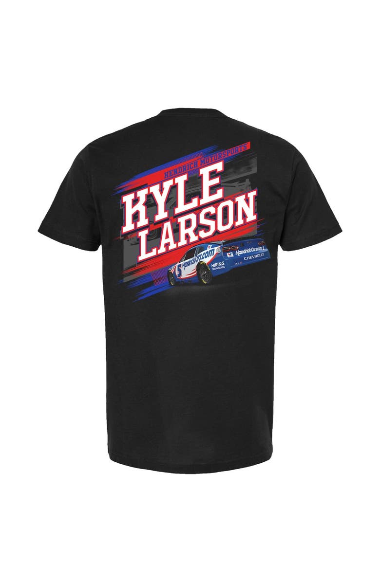 HENDRICK MOTORSPORTS TEAM COLLECTION Men's Hendrick Motorsports Team Collection Black Kyle Larson HendrickCars.com Car T-Shirt, Alternate, color, Black