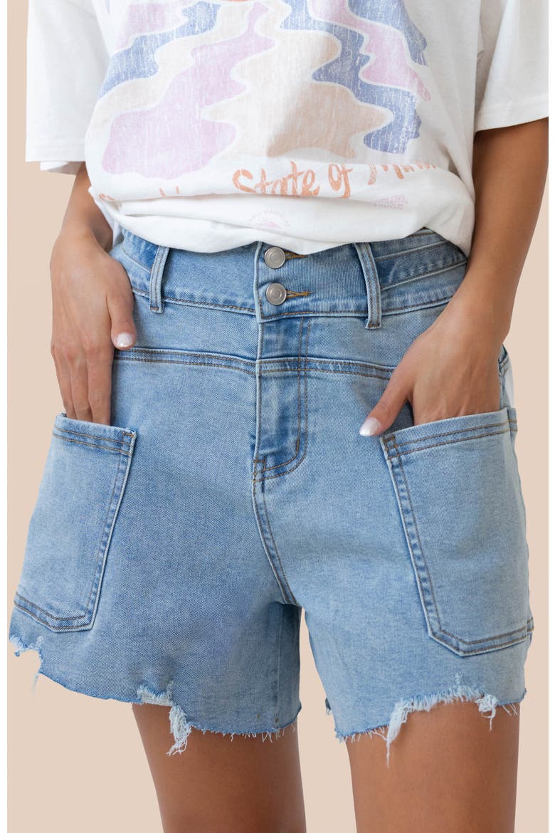 Denim Short, Main, color, Denim Wash