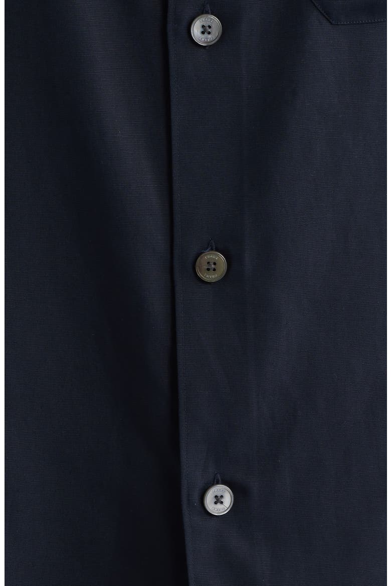 Solid Button-Up Shirt, Alternate, color, DARK NAVY
