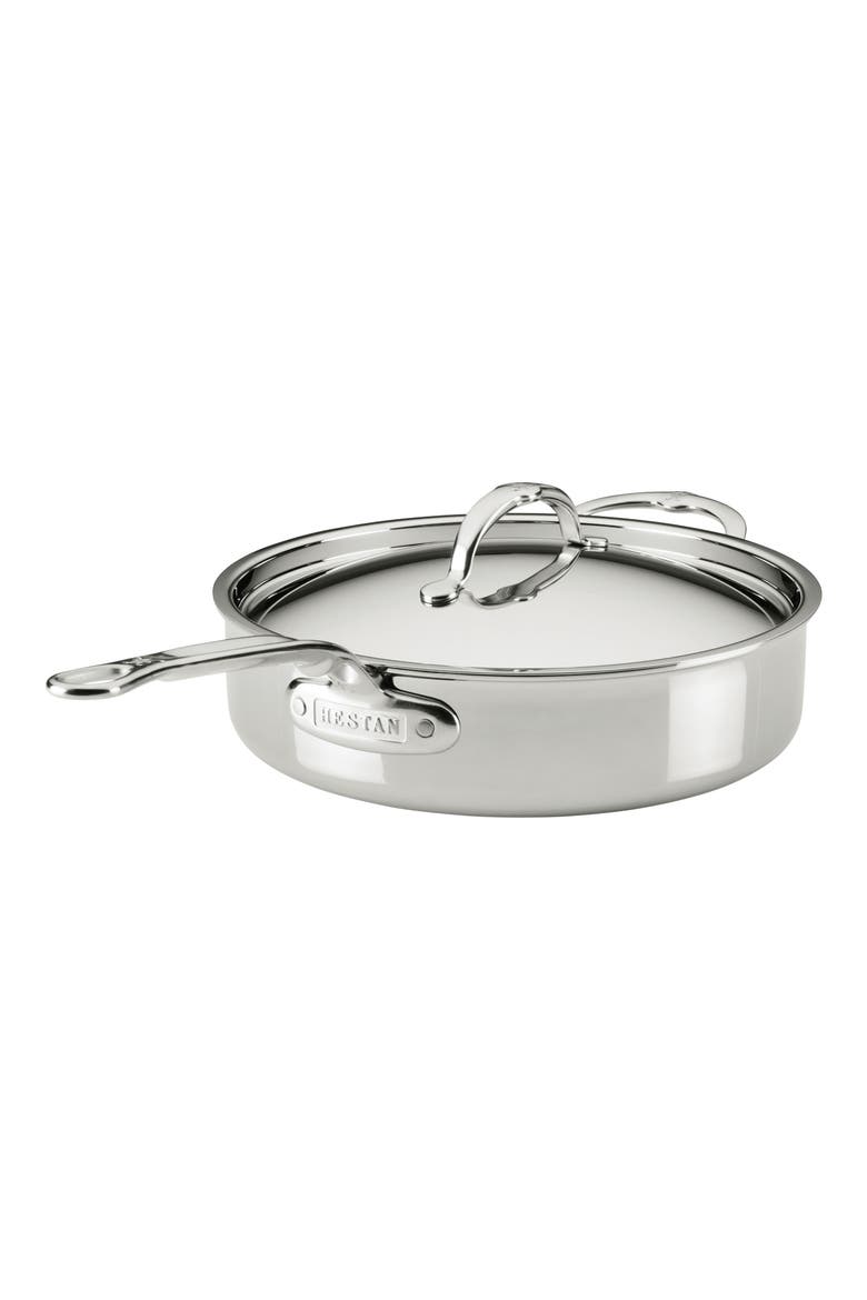 ProBond® Luxe Professional Clad Stainless Steel 3.5-Quart Sauté Pan with Lid, Main, color, NO COLOR