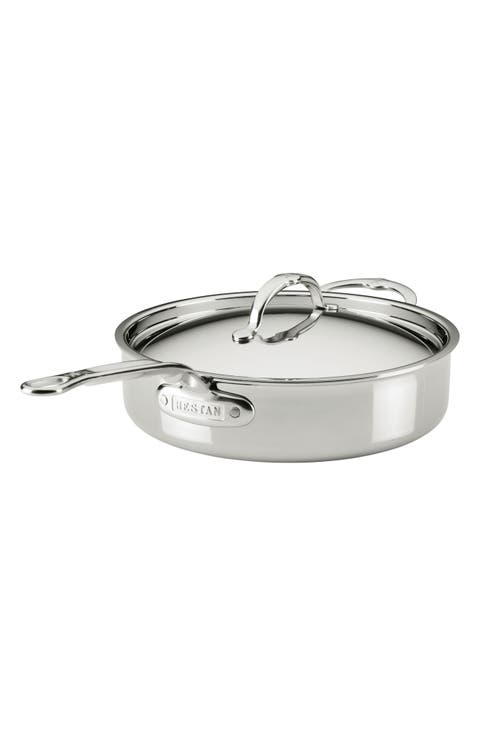ProBond® Luxe Professional Clad Stainless Steel 3.5-Quart Sauté Pan with Lid