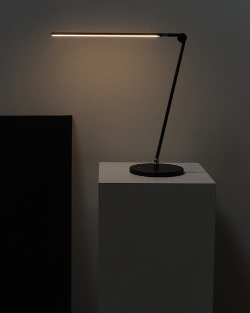 Brightech Libra 39" Dimmable Led Modern Desk Lamp With Usb Port And Adjustable Lamp Head In Black