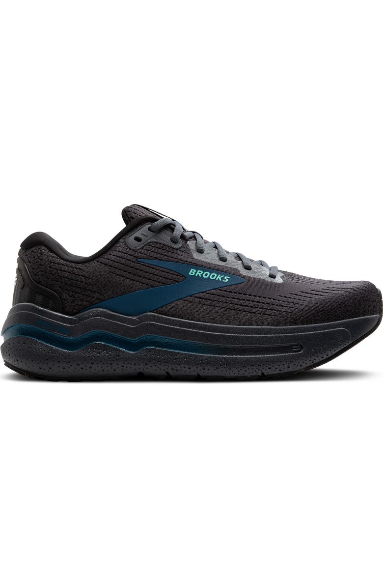 Brooks Ghost Max 2 Running Shoe, Alternate, color, Ebony/Cockatoo/Blue Sapphire