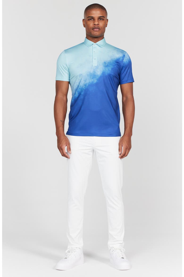 Ruxton Ombré Performance Golf Polo, Alternate, color, LIMOGES