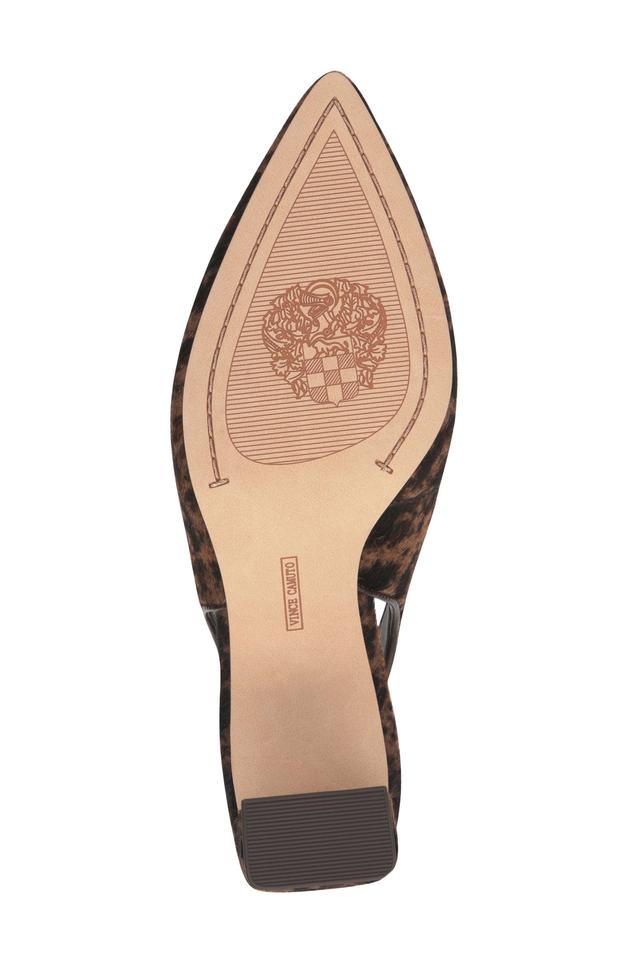 Hamden Leather Slingback Pump, Alternate, color, DARK NATURAL