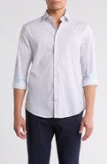 SOUL OF LONDON Stretch Cotton Button Up Shirt