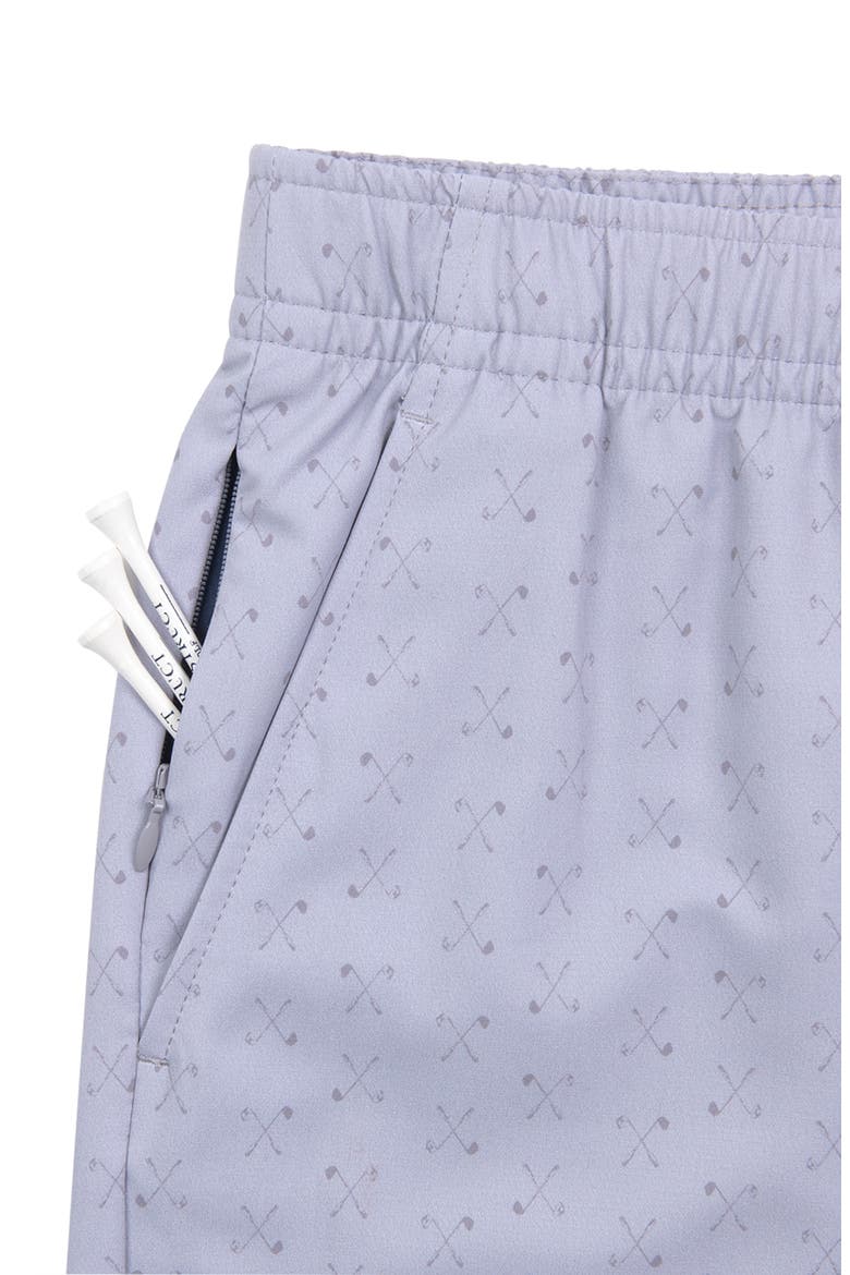 Regular Fit Golf Club Recycle Performance Drawstring Golf Shorts, Alternate, color, GREY