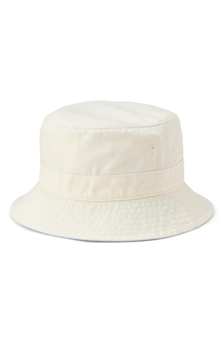 Polo Ralph Lauren Loft Cotton Twill Bucket Hat, Alternate, color, Deckwash White W/ Newport Bear