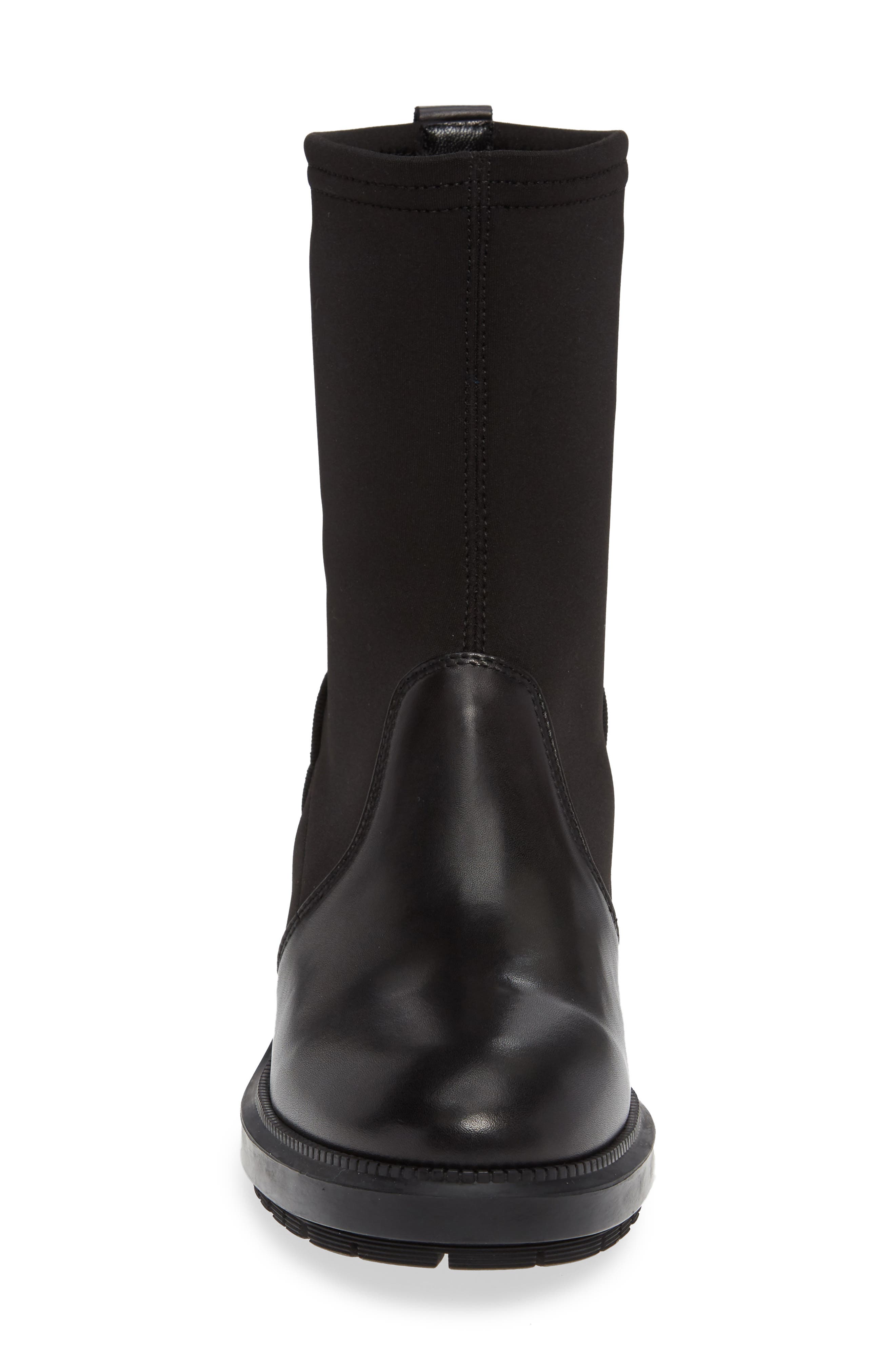 Leoda Ankle Water Resistant Boot, Alternate, color, BLACK