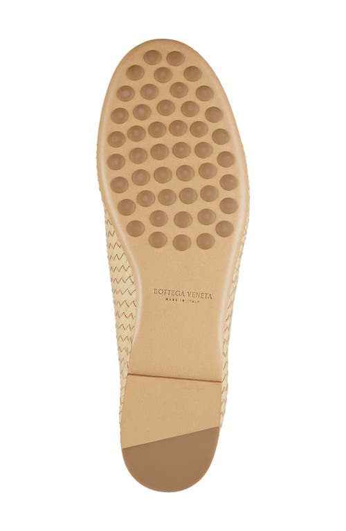 Bottega Veneta Lagoon Intrecciato Ballet Flat In Neutral