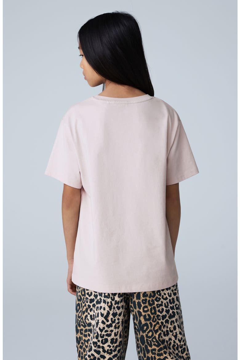 Kids' Metallic Biggie Logo Graphic T-Shirt, Alternate, color, PINK