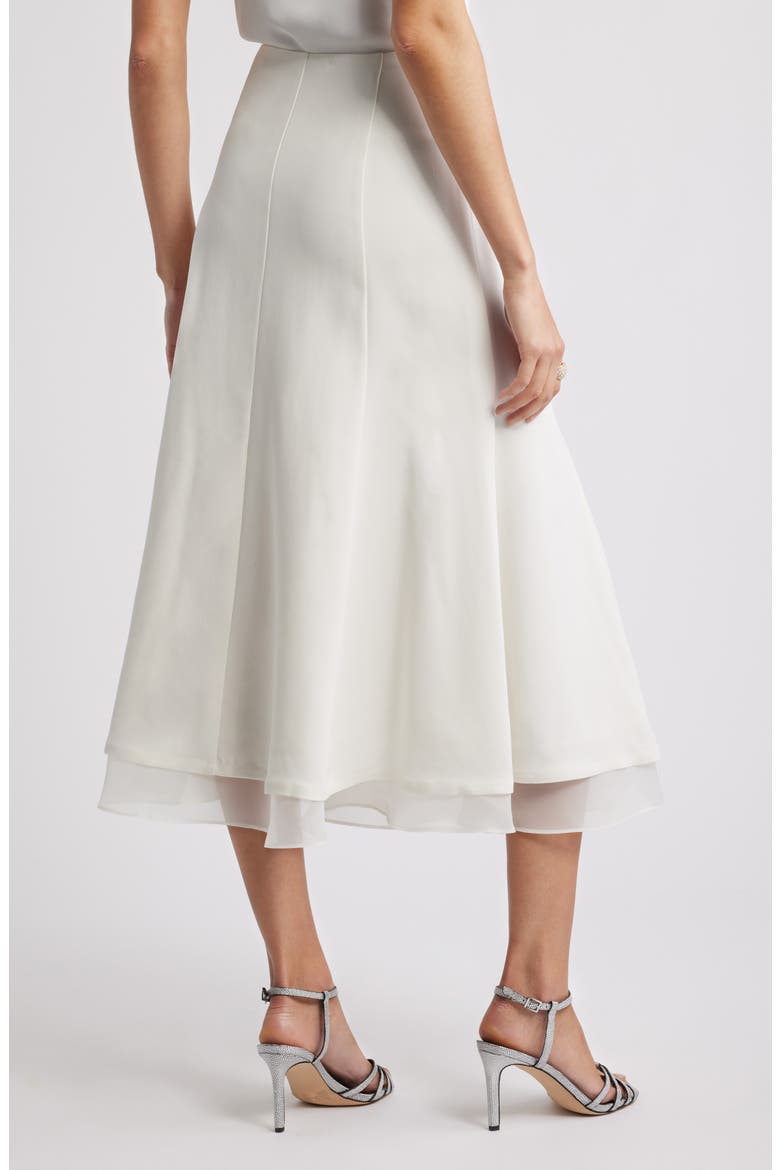 Seamed Layered Midi Skirt, Alternate, color, IVORY TOFU