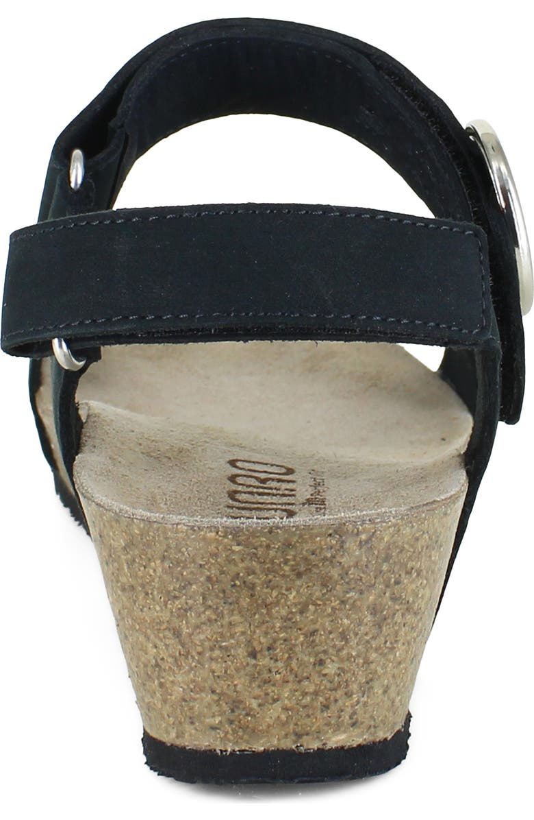 Munro Sintra Wedge Sandal, Alternate, color, Black Nubuck