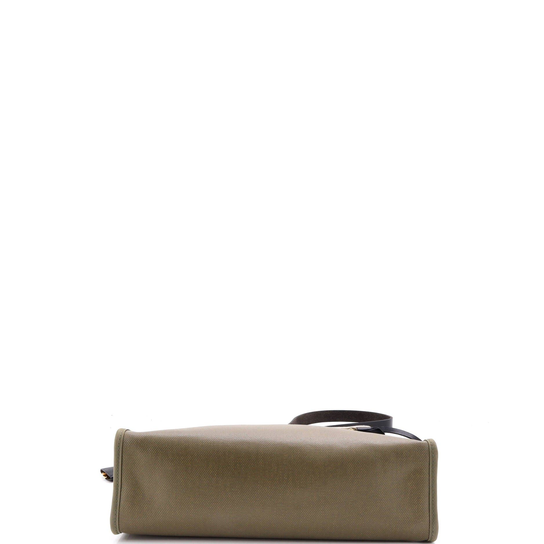 Herbag Zip Berline Vache Canvas and Leather 31, Alternate, color, Green