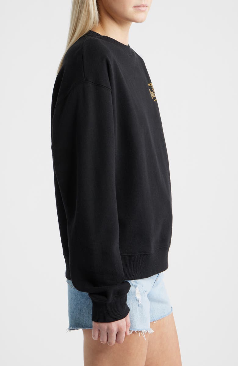 Rip Curl Eddie Would Go Crewneck Sweatshirt, Alternate, color, Black