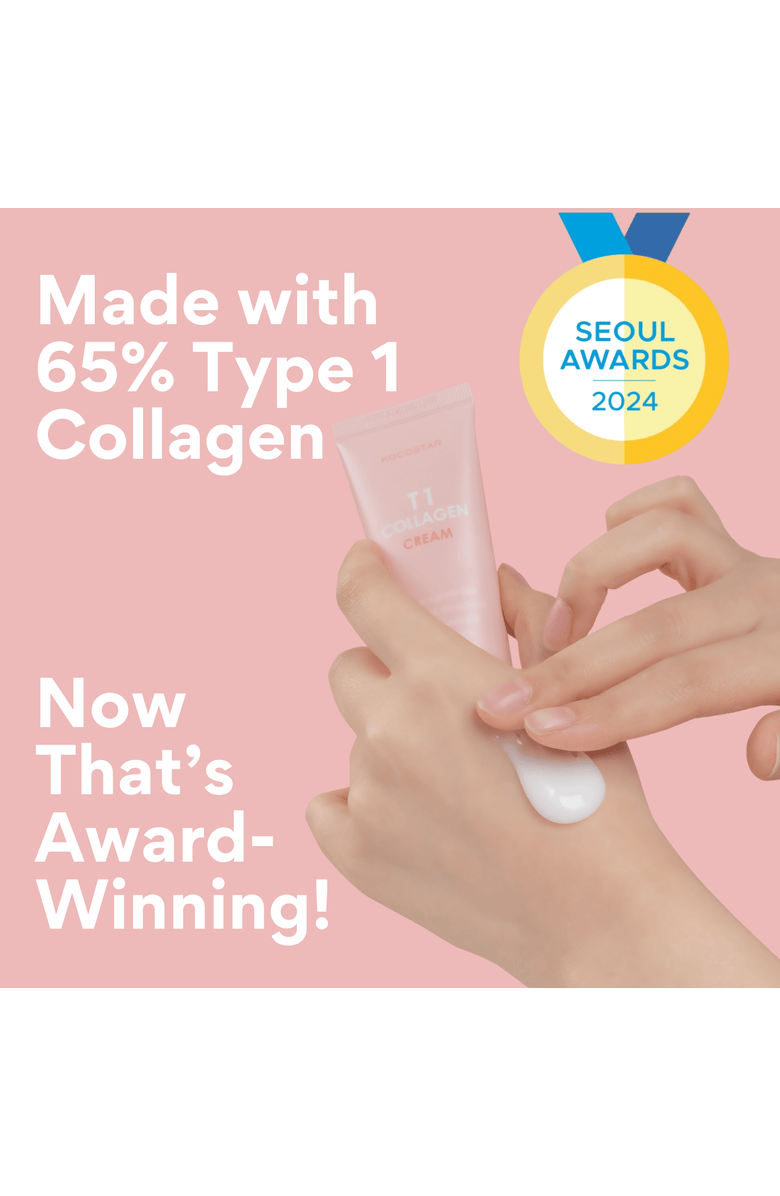 Kocostar T1 Collagen Cream, Alternate, color, White