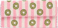 Collection XIIX Beaded Striped Kiwi Clutch