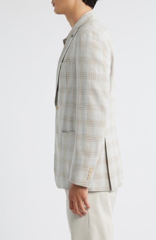 Jack Victor Hampton Plaid Wool Blend Sport Coat In Multi