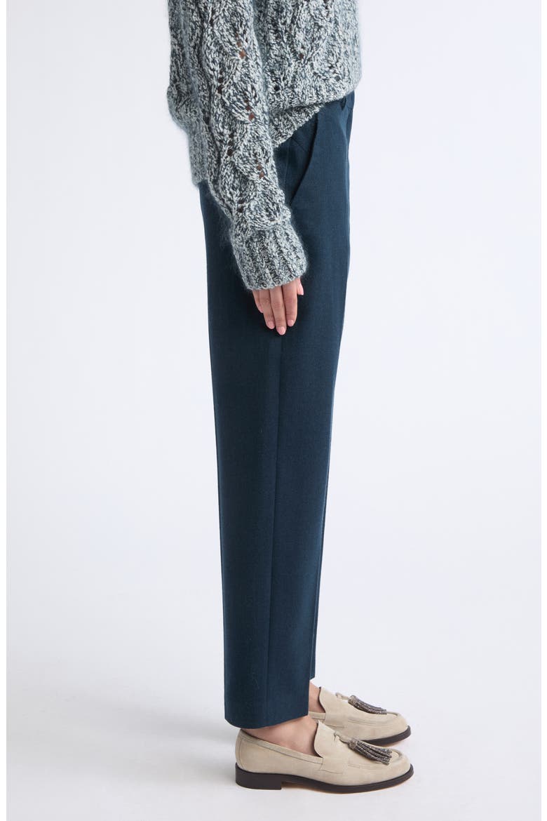 New New York Straight Leg Wool & Cashmere Pants, Alternate, color, 178 DARK JADE