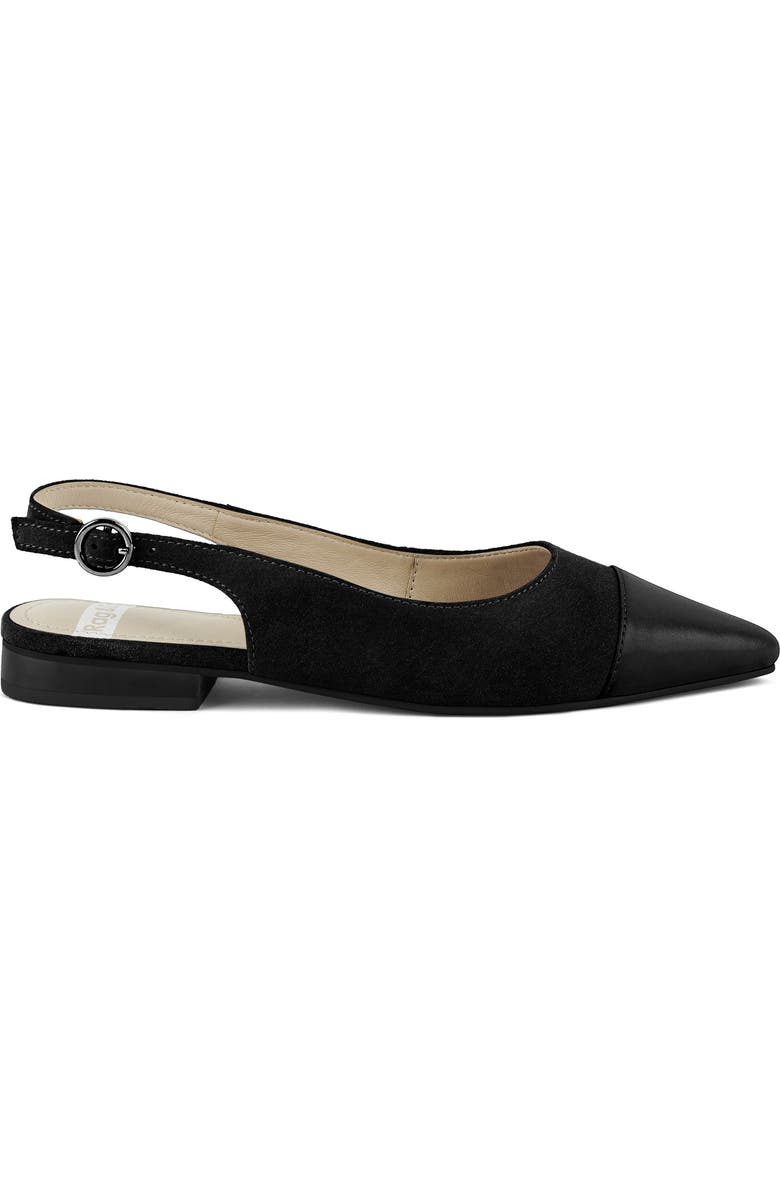 Rag & Co Uwaha Slingback Flat, Alternate, color, Black