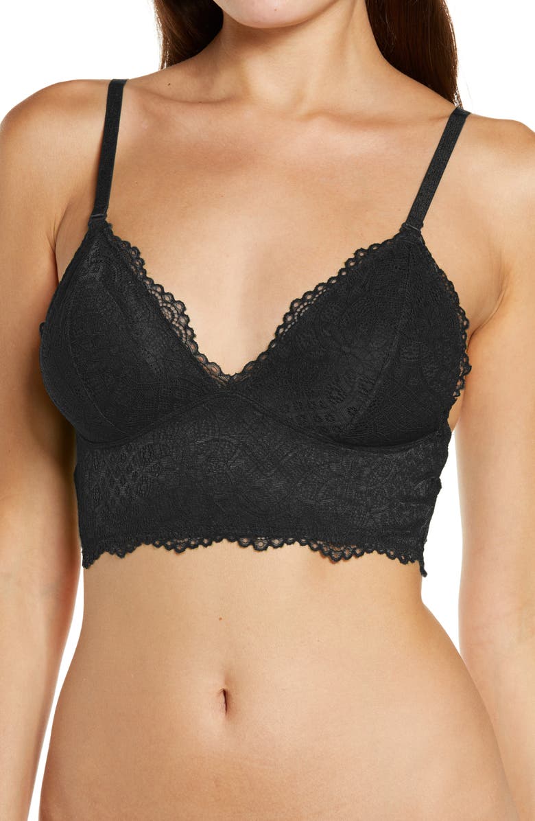 BP. Lace Longline Bralette, Main, color,
