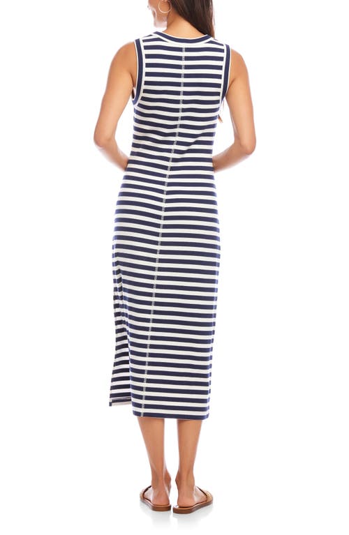 Karen Kane Striped Midi Column Dress