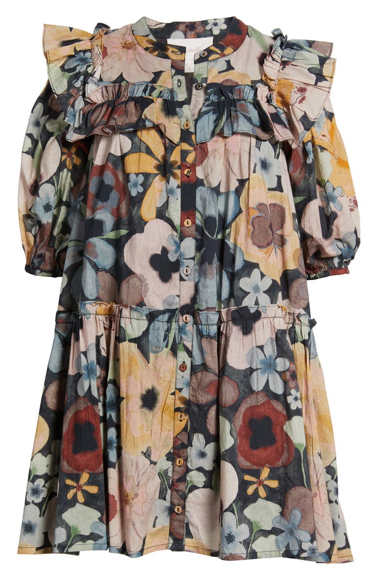 Cleobella Tatiana Floral Print Minidress, Alternate, color, 