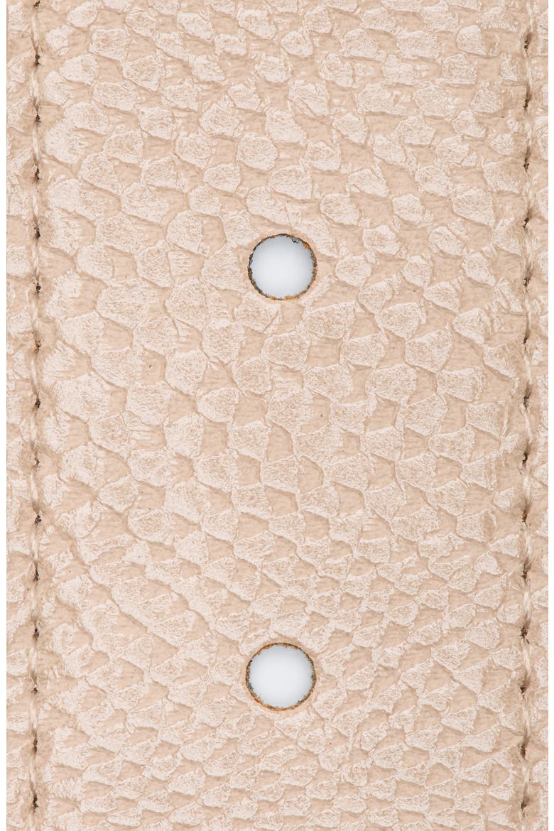 Textured Faux Leather Belt, Alternate, color, BLACK-LATTE