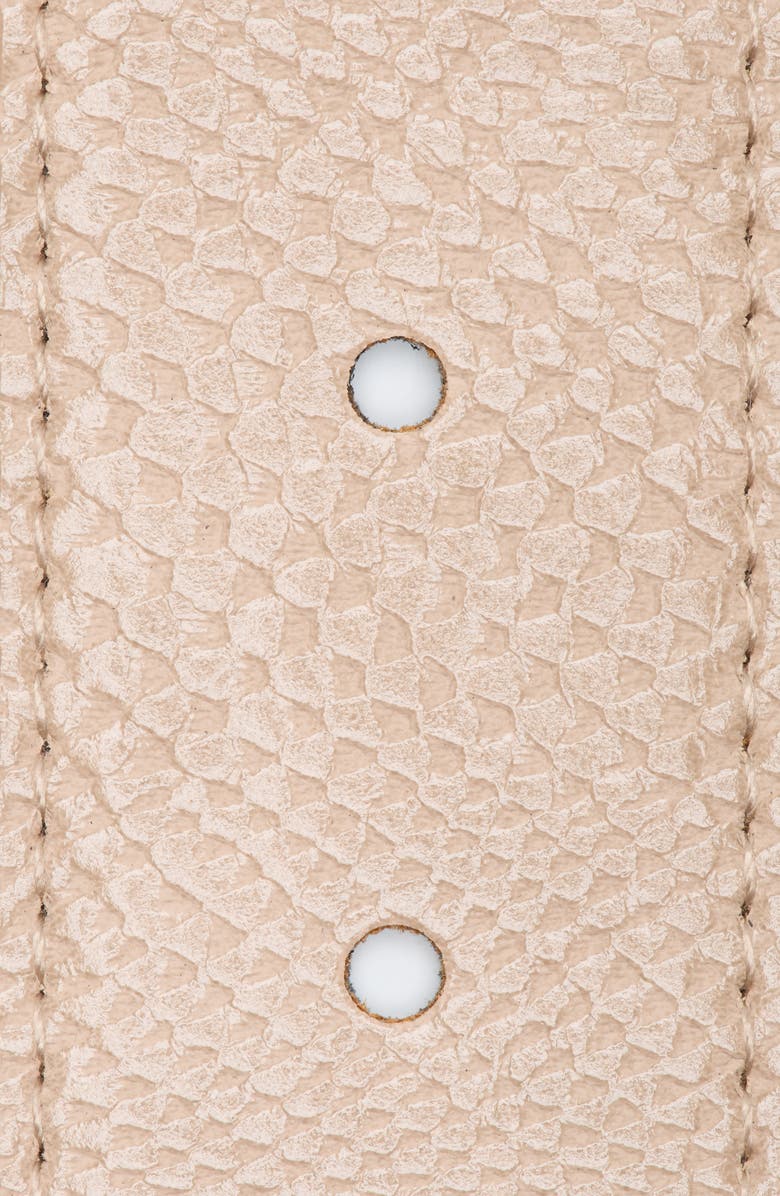 Steve Madden Textured Faux Leather Belt, Alternate, color, Black-Latte