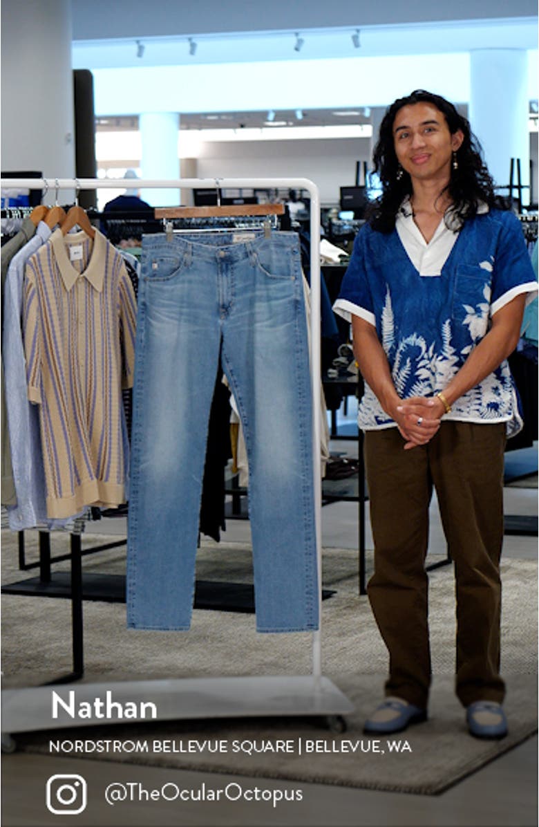 Graduate Slim Straight Leg Jeans, sales video thumbnail