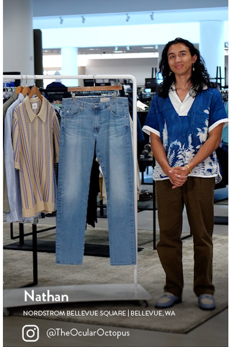 Graduate Slim Straight Leg Jeans video