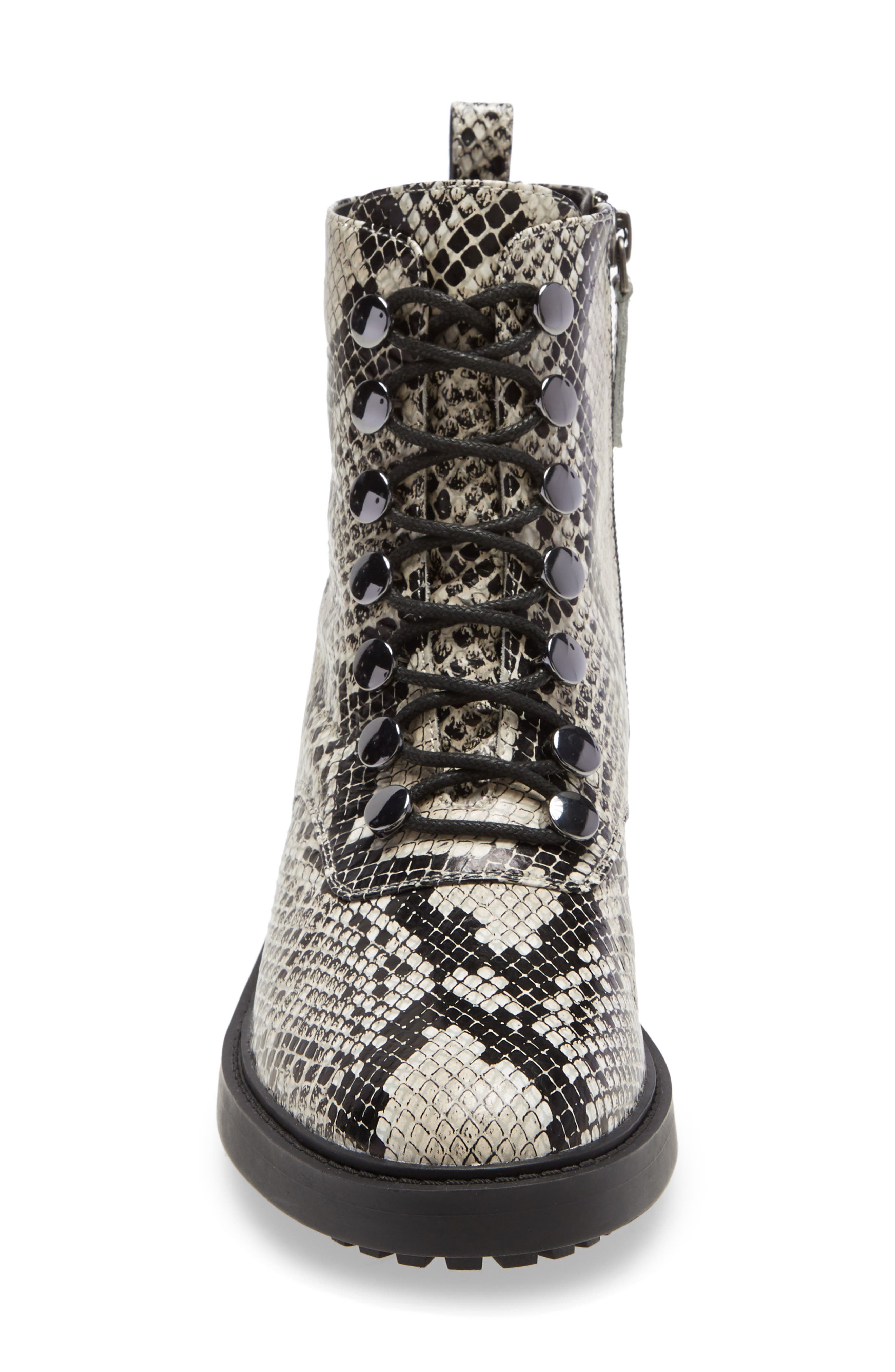 Linea Paolo Trinity Boot, Alternate, color, Crm/Blk