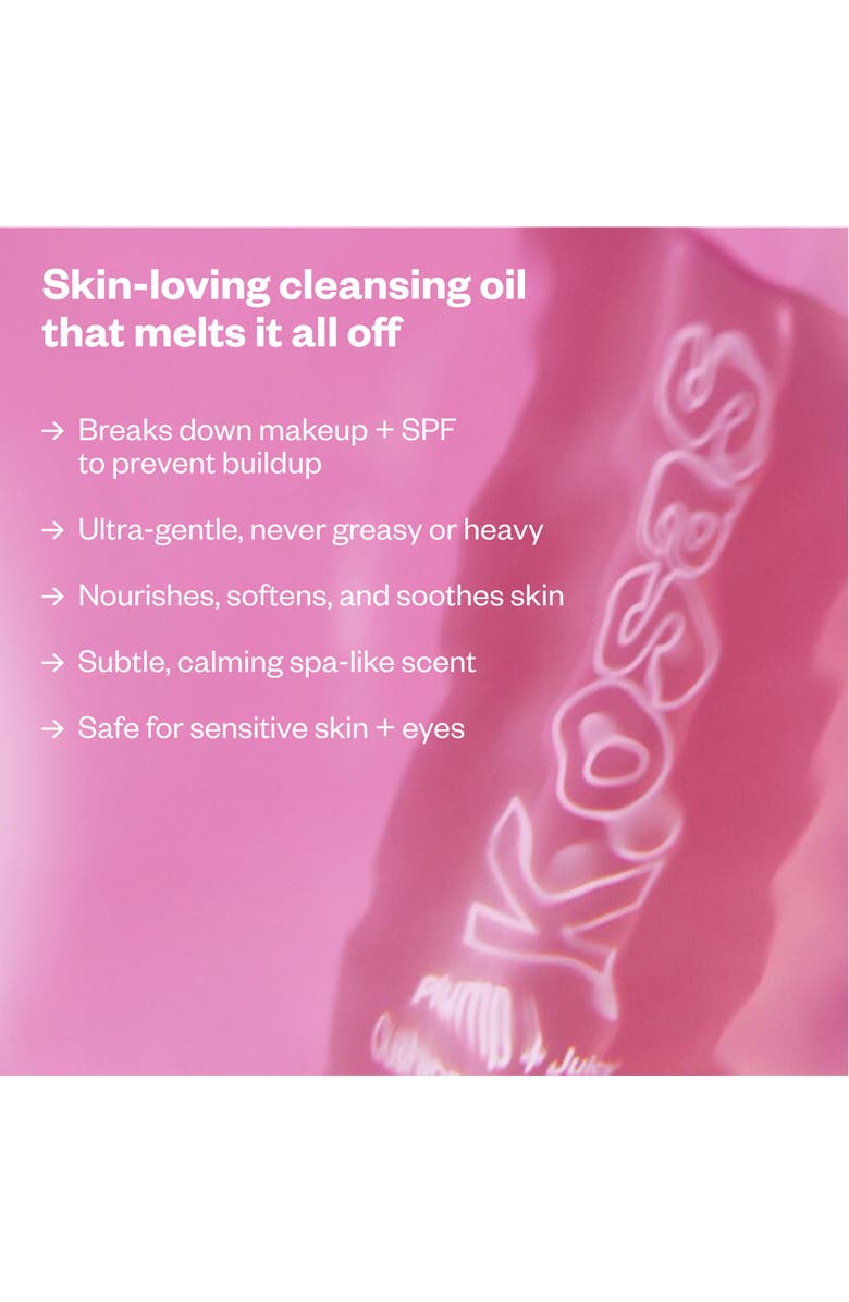 Kosas Plump + Juicy Cushiony Calm Botanical Cleansing Oil, Alternate, color,