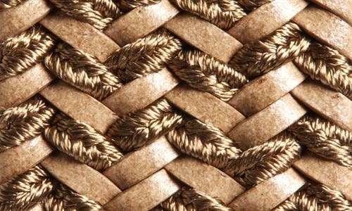 Torino Braided Belt In Taupe