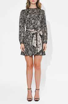 Adelyn Rae Sasha Floral Long Sleeve Minidress