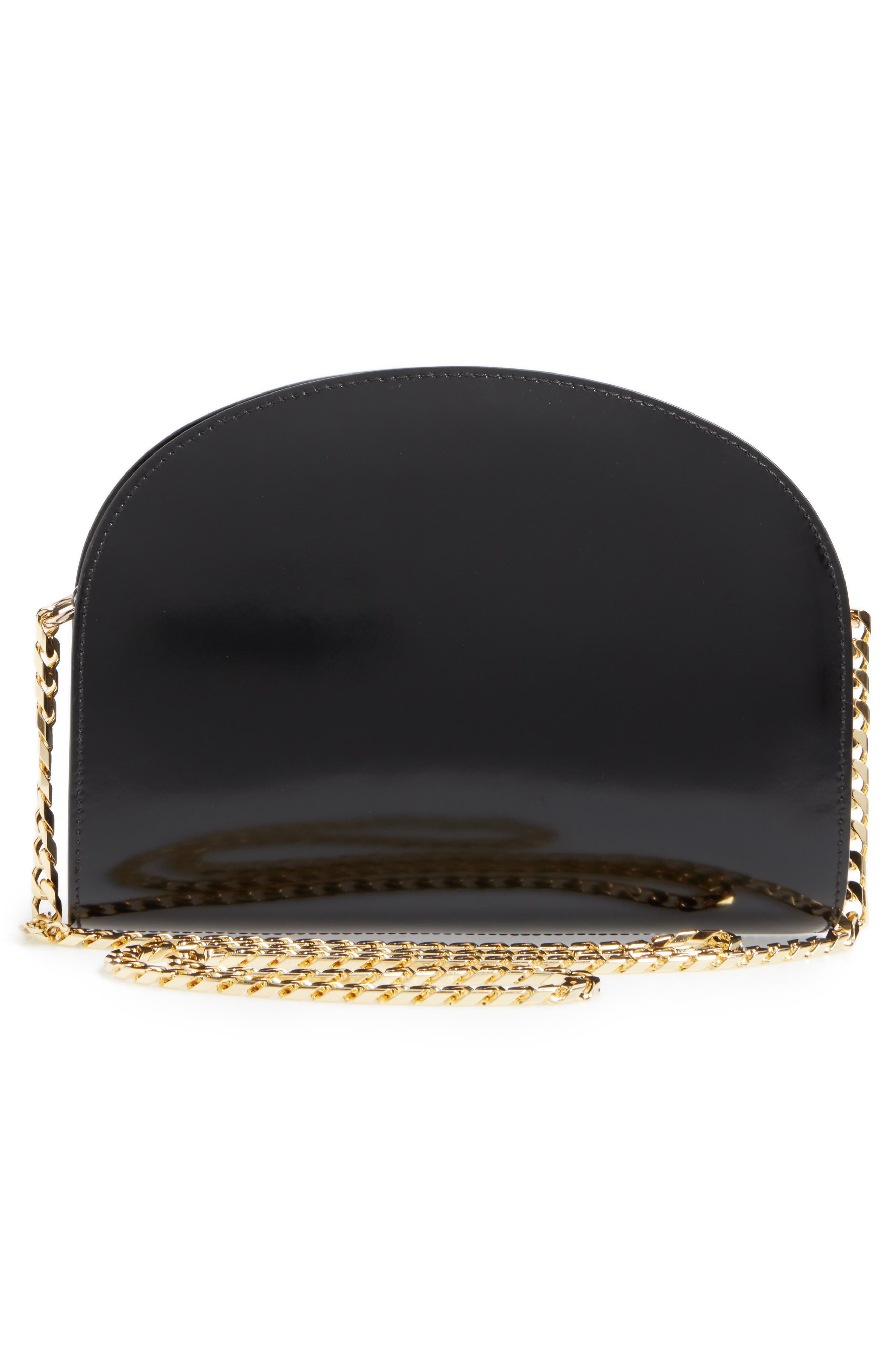 A.P.C. Sac Luna Leather Shoulder Bag, Alternate, color, 