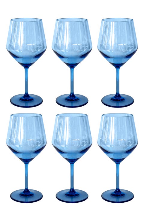 Angle Set of 6 Goblets