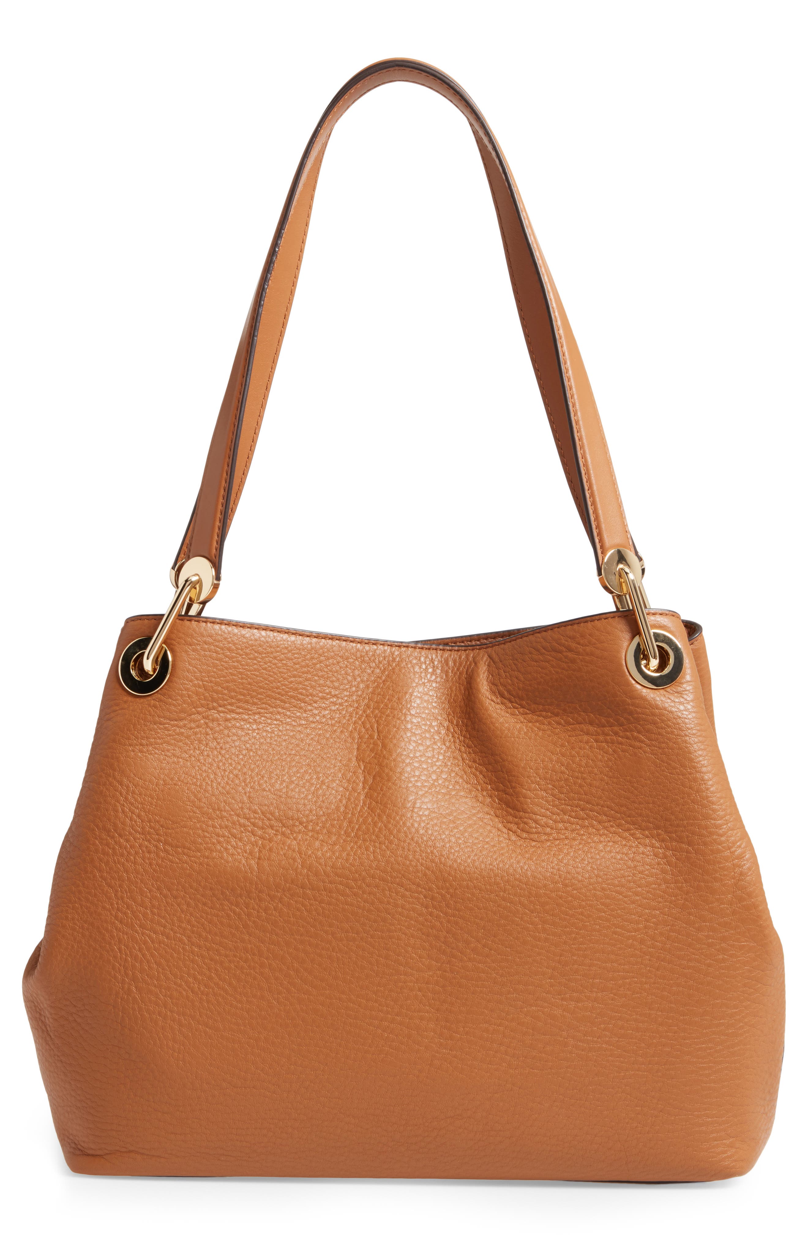 MICHAEL Michael Kors Large Raven Leather Tote, Alternate, color, 