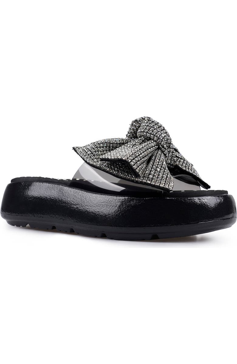 ZIGI Cassinella Embellished Sandal, Main, color, Black