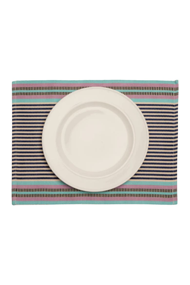 Handwoven Bahari Placemats - Set of 4, Alternate, color, Blue