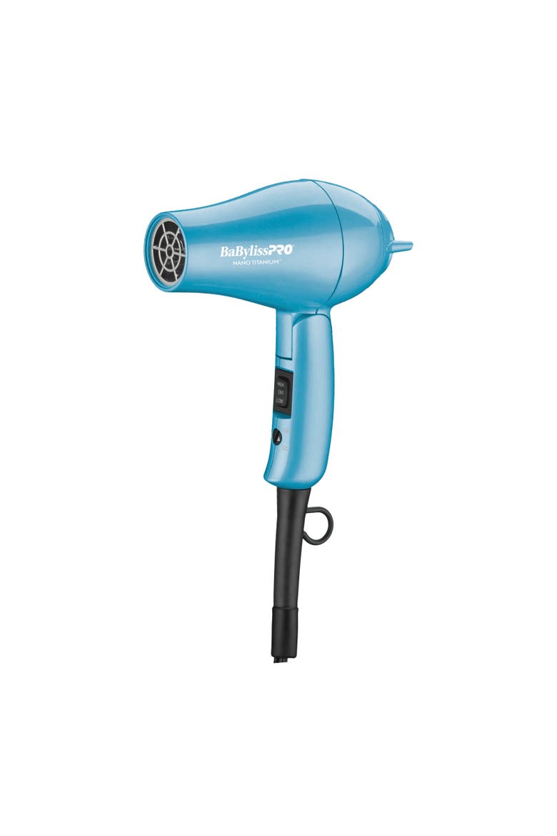 Nano Titanium Travel Dryer, Main, color, Blue