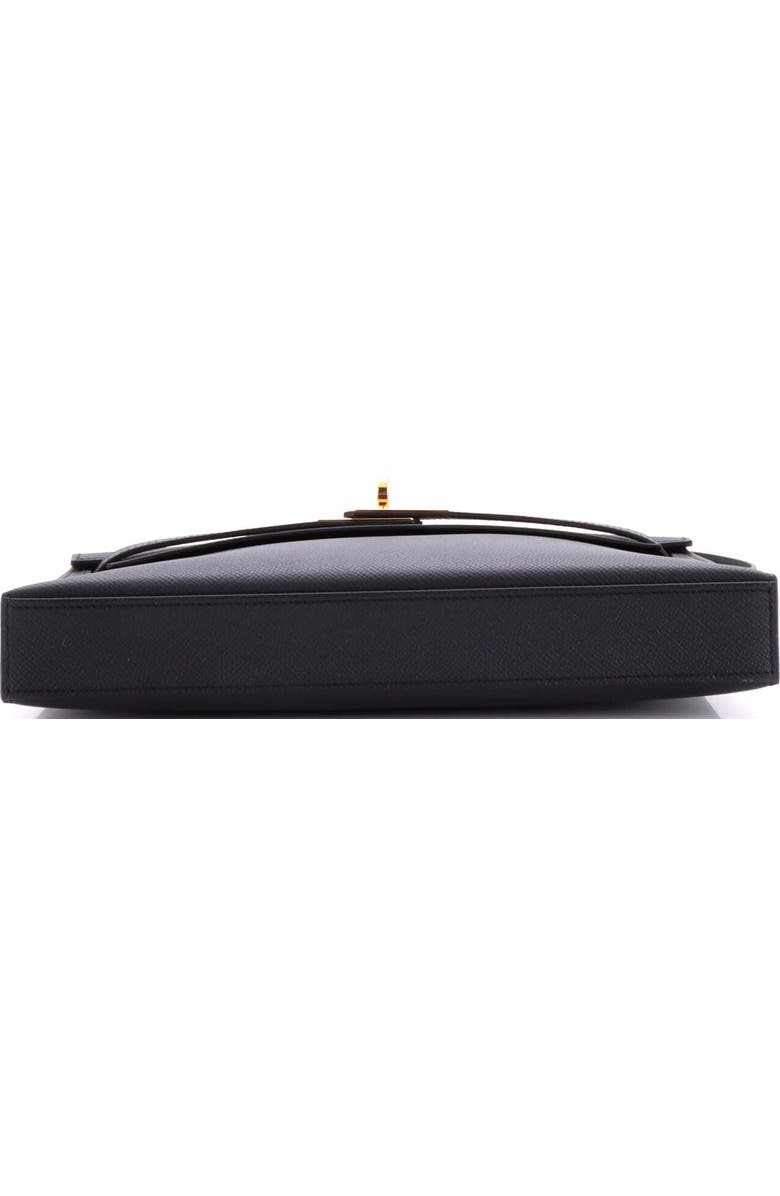 Pre-Owned Hermes Kelly Elan Shoulder Bag Epsom, Alternate, color, Noir